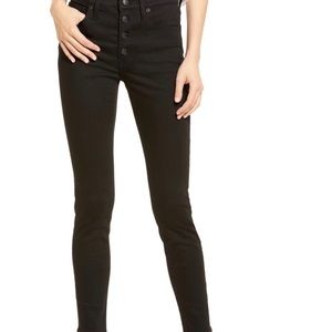 Madewell High Waist Skinny Jeans - Black Size 27